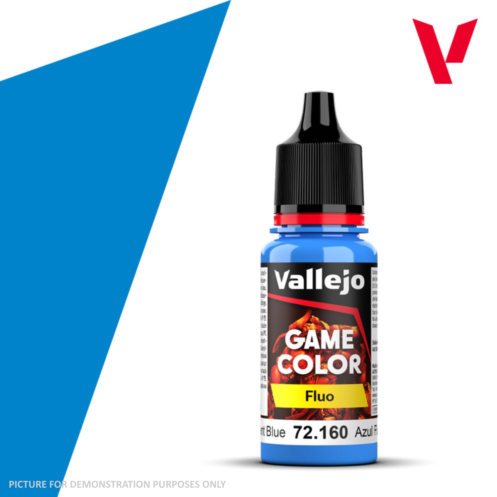 Vallejo Game Colour Fluo - 72.160 Blue 18ml